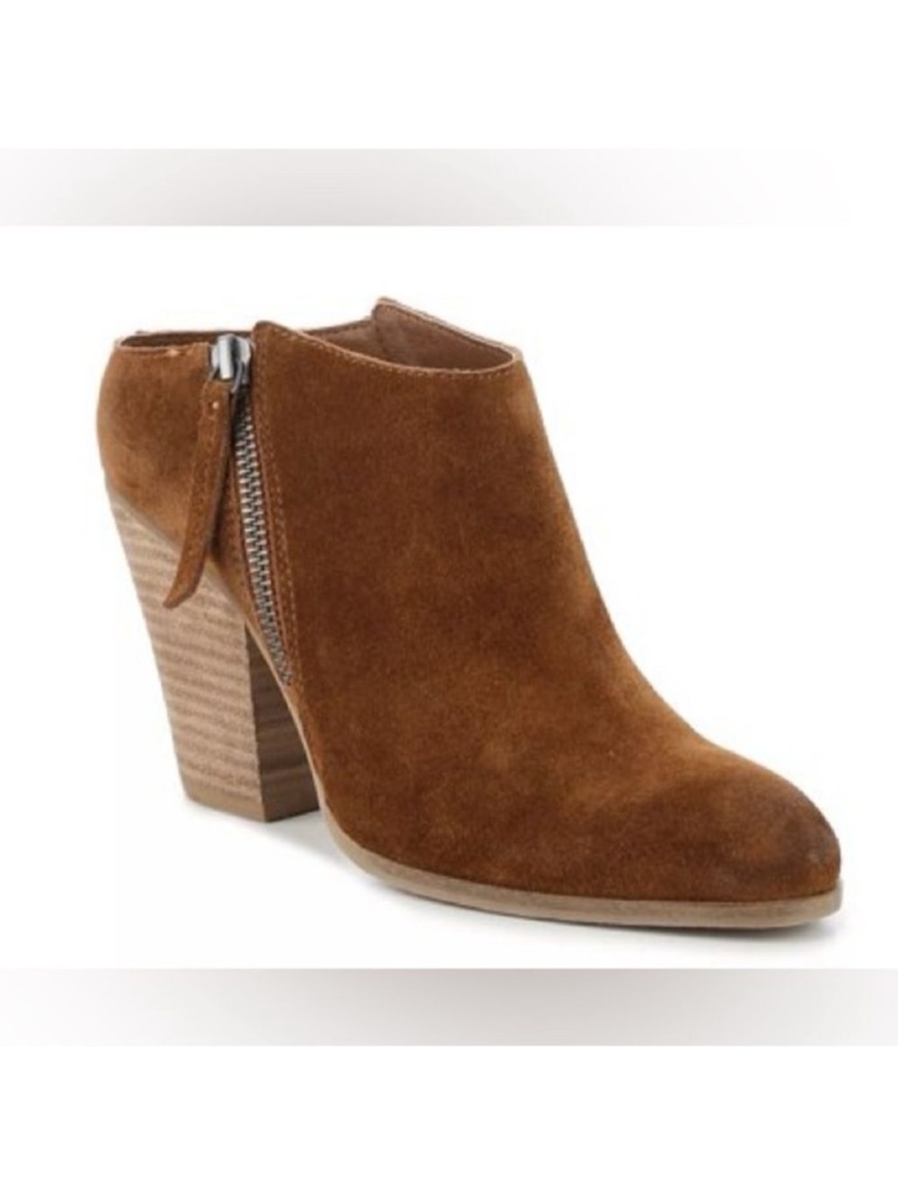 Dolce Vita Brown Suede Leather Ankle Booties Shoes Women’s size 11 boho Western